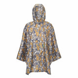 Eco Chic Eco Chic Waterproof Foldable Adult Poncho Flowers