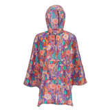 Eco Chic Eco Chic Waterproof Foldable Adult Poncho Lush Floral