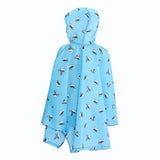 Eco Chic Eco Chic Waterproof Foldable Adult Poncho Multi Puffin