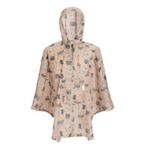 Eco Chic Eco Chic Waterproof Foldable Adult Poncho Sheep Realism