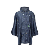 Eco Chic Eco Chic Waterproof Foldable Adult Poncho Stars and Moons