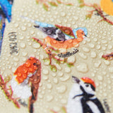 Eco Chic Eco Chic Waterproof Foldable Adult Poncho Wild Birds