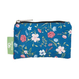 Eco Chic Retail Ltd Eco Chic Zip-Up Coin Purse Floral Navy