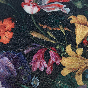 Eco Chic Bolsa de la compra plegable grande de la colección National Gallery - Flores en un jarrón de cristal de Jacob van Walscapelle
