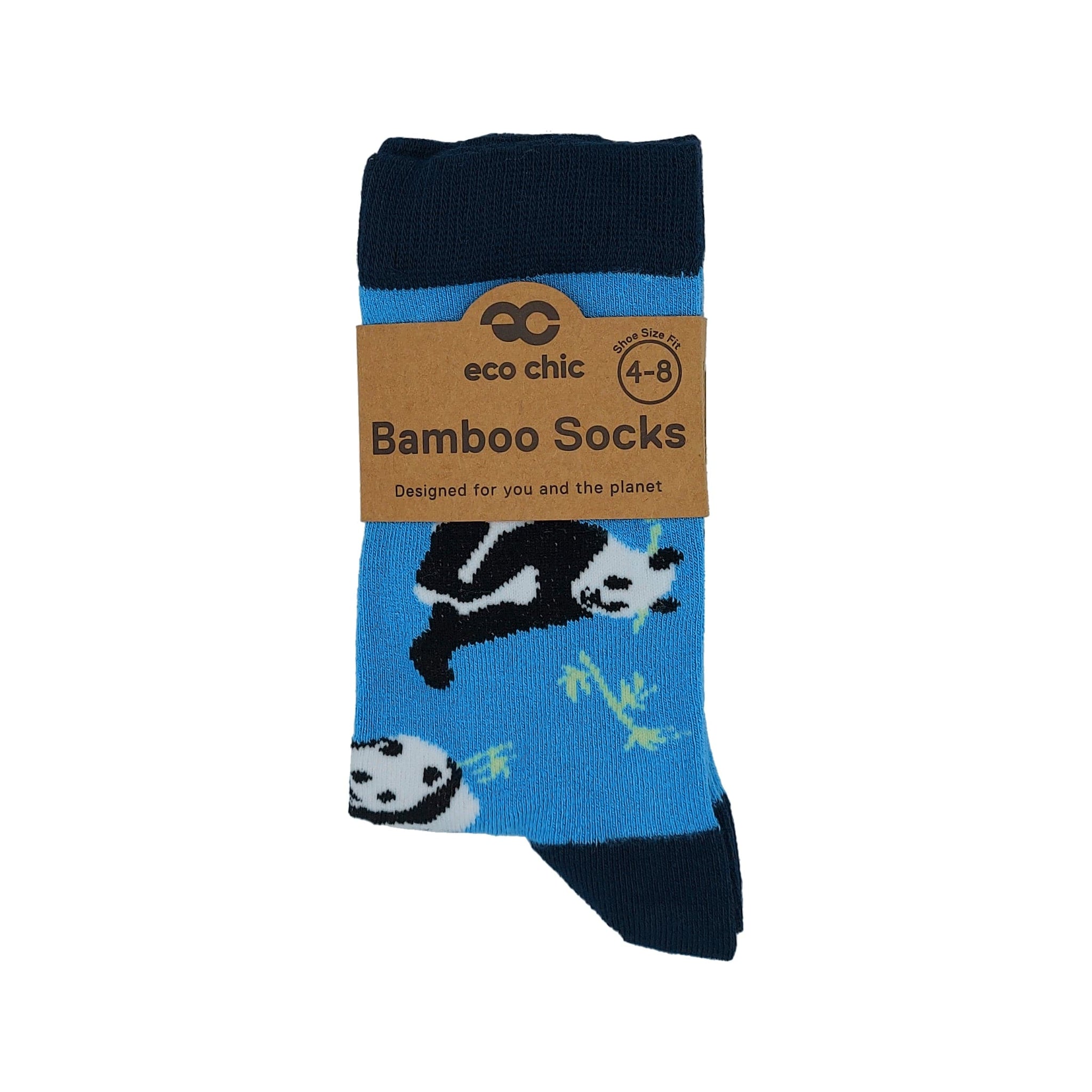 Eco Chic Eco Chic Eco-Friendly Bamboo Socks Pandas
