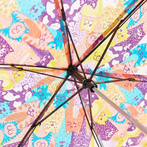 Eco Chic Eco Chic Foldable Mini Umbrella Cats