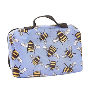 Eco Chic Blue Eco Chic Foldable Picnic Blanket Bees