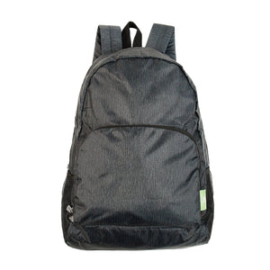 Eco Chic Eco Chic Lightweight Foldable Backpack Black