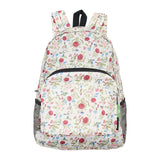 Eco Chic Beige Eco Chic Lightweight Foldable Backpack Floral