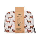 Eco Chic Eco Chic Sac à dos pliable léger Stags