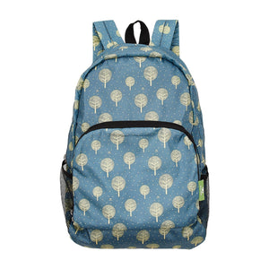 Eco Chic Teal Eco Chic Lightweight Foldable Backpack Tree of Life