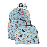Eco Chic Eco Chic Lightweight Foldable Backpack Wild Birds