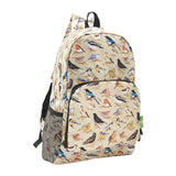 Eco Chic Eco Chic Lightweight Foldable Backpack Wild Birds