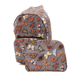 Eco Chic Eco Chic Lightweight Foldable Backpack Wild Butterflies