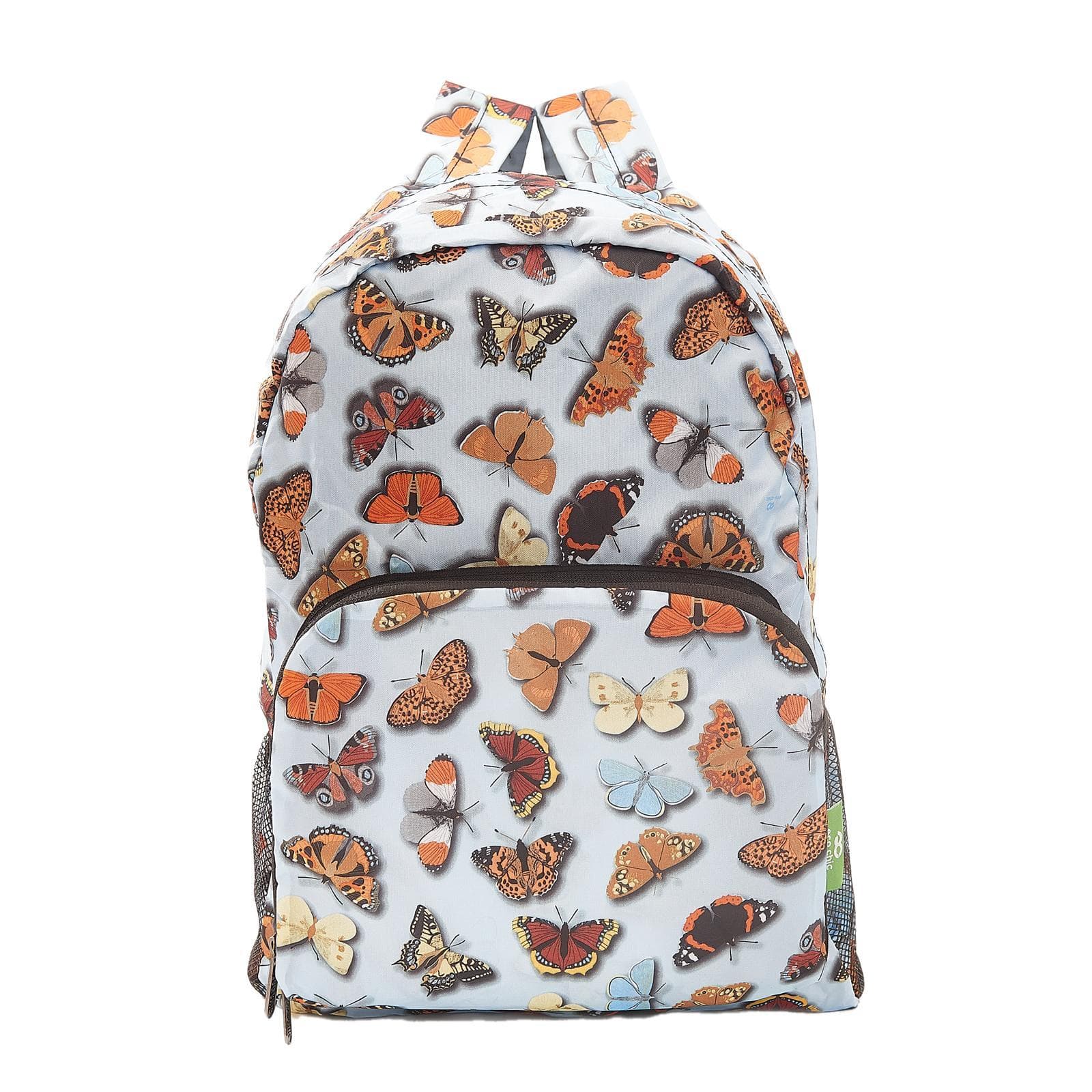 Eco Chic Eco Chic Lightweight Foldable Backpack Wild Butterflies