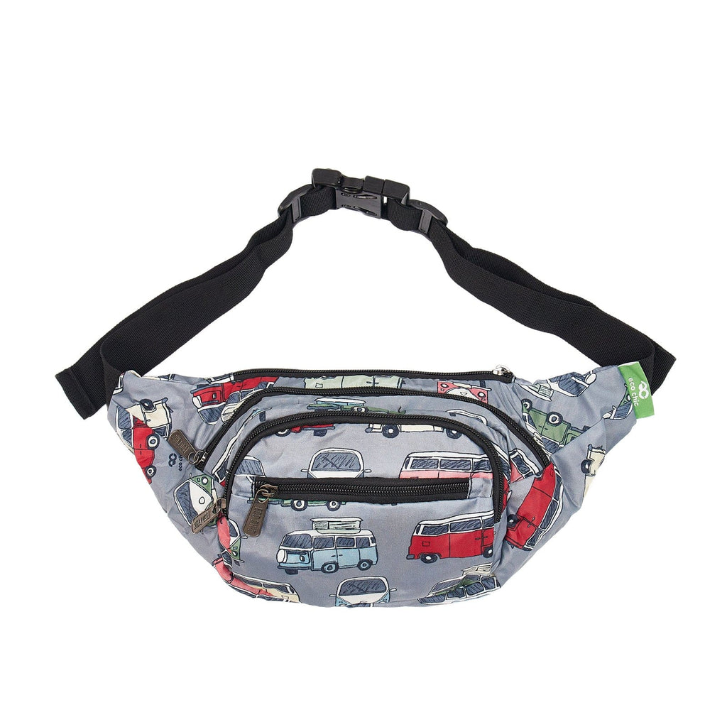 Eco Chic Grey Eco Chic Lightweight Foldable Bum Bag Campervan
