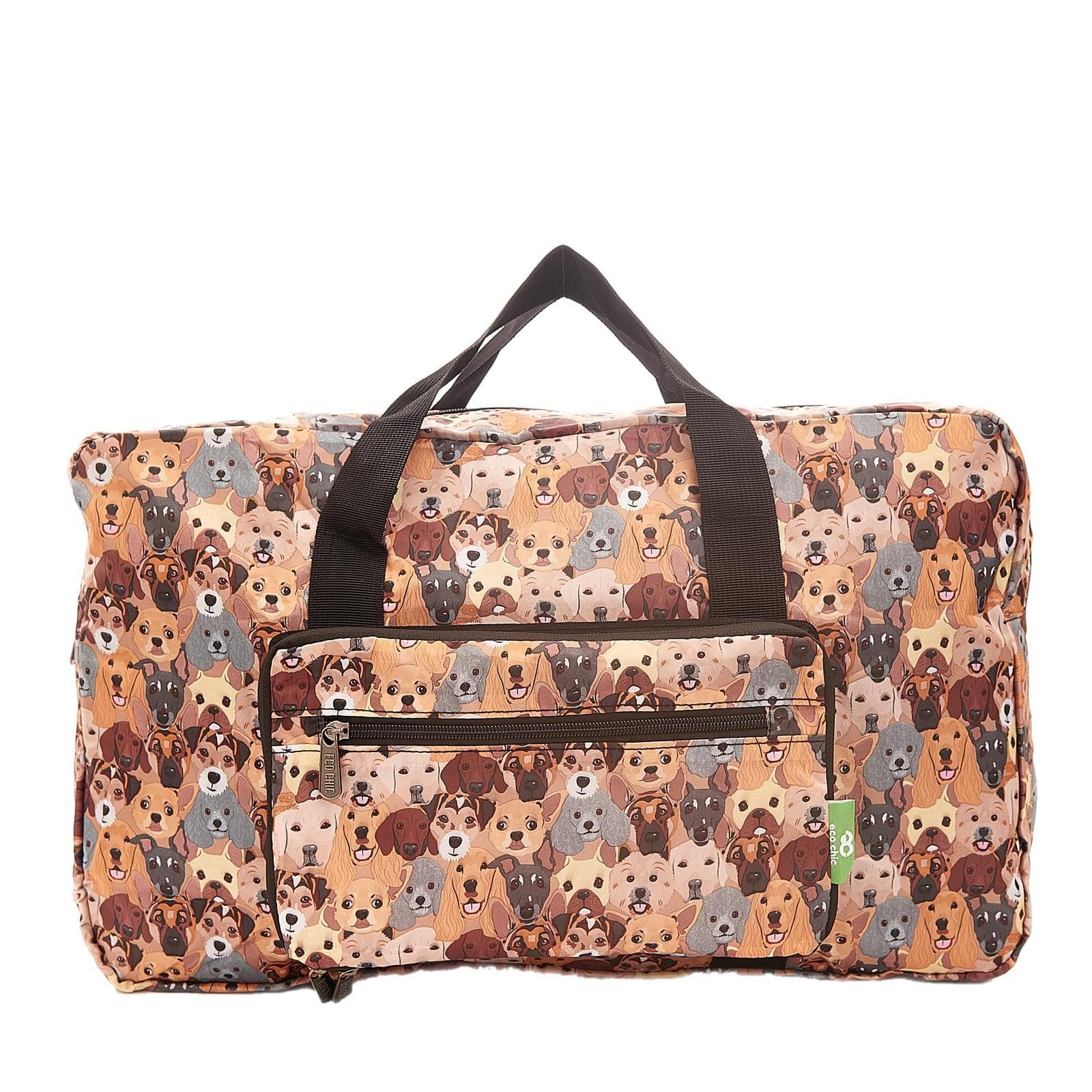 Eco Chic Eco Chic Lightweight Foldable Holdall Dogs