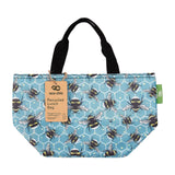 Eco Chic Blue Eco Chic Lightweight Foldable Lunch Bag Bumble Bees