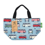 Eco Chic Blue Eco Chic Lightweight Foldable Lunch Bag Campervan
