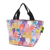 Eco Chic Eco Chic Lightweight Foldable Lunch Bag Cats