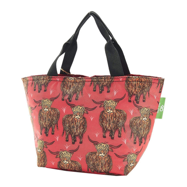 Eco Chic Lightweight Foldable Lunch Bag Highland Cow – Eco Chic Retail Ltd