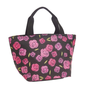 Eco Chic Eco Chic Lightweight Foldable Lunch Bag Mackintosh Rose