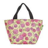 Eco Chic Green Eco Chic Lightweight Foldable Lunch Bag Mackintosh Rose