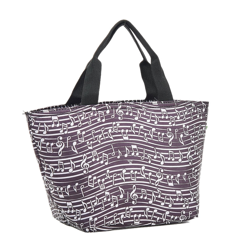 Eco Chic Eco Chic Lightweight Foldable Lunch Bag Music