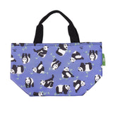 Eco Chic Eco Chic Lightweight Foldable Lunch Bag Pandas