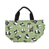 Eco Chic Eco Chic Lightweight Foldable Lunch Bag Pandas