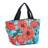 Eco Chic Eco Chic Lightweight Foldable Lunch Bag Poppies
