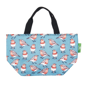 Eco Chic Teal Eco Chic Lightweight Foldable Lunch Bag Robins