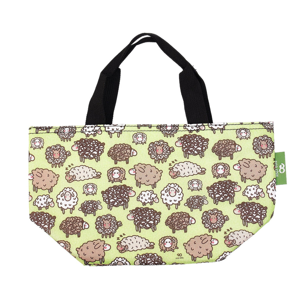 Eco Chic Eco Chic Lightweight Foldable Lunch Bag Sheep