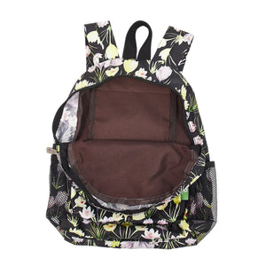 Eco Chic Black Eco Chic Lightweight Foldable Mini Backpack Crocus