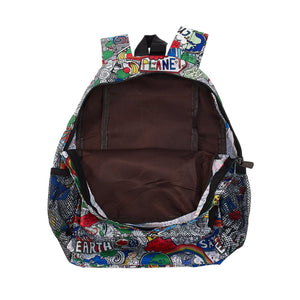 Eco Chic Eco Chic Lightweight Foldable Mini Backpack Save the Planet