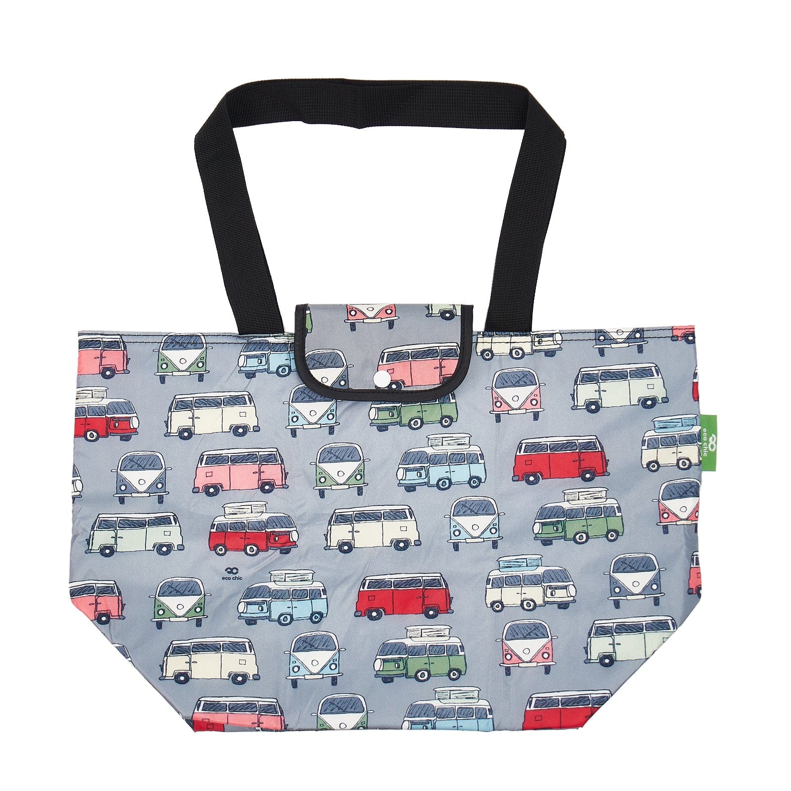Eco Chic Grey Eco Chic Lightweight Foldable Picnic Cool Bag Campervan