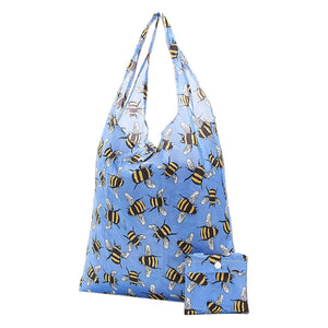Eco Chic Eco Chic Lightweight Foldable Reusable Shopping Bag Bees