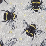 Eco Chic Eco Chic Lightweight Foldable Reusable Shopping Bag Bumble Bees