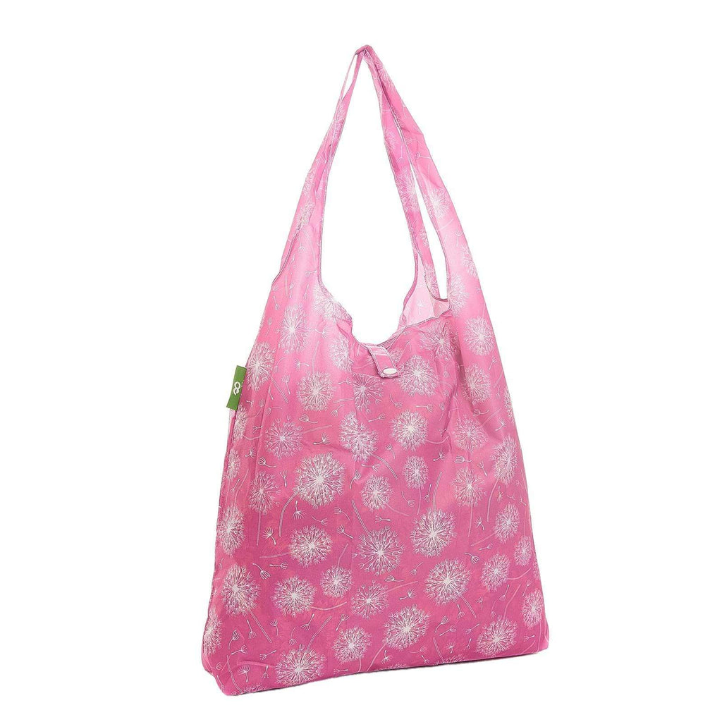 Eco Chic Eco Chic Lightweight Foldable Reusable Shopping Bag Dandelion
