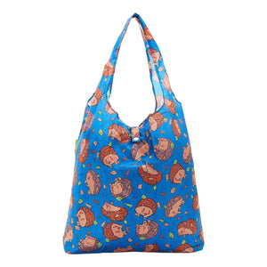 Eco Chic Eco Chic Lightweight Foldable Reusable Shopping Bag Hedgehog