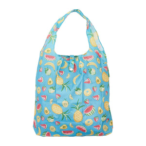 Eco Chic Blue Eco Chic Lightweight Foldable Reusable Shopping Bag Mixed Fruits