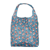 Eco Chic Teal Eco Chic Lightweight Foldable Reusable Shopping Bag Robins