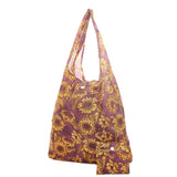 Eco Chic Eco Chic Lightweight Foldable Reusable Shopping Bag Sunflower