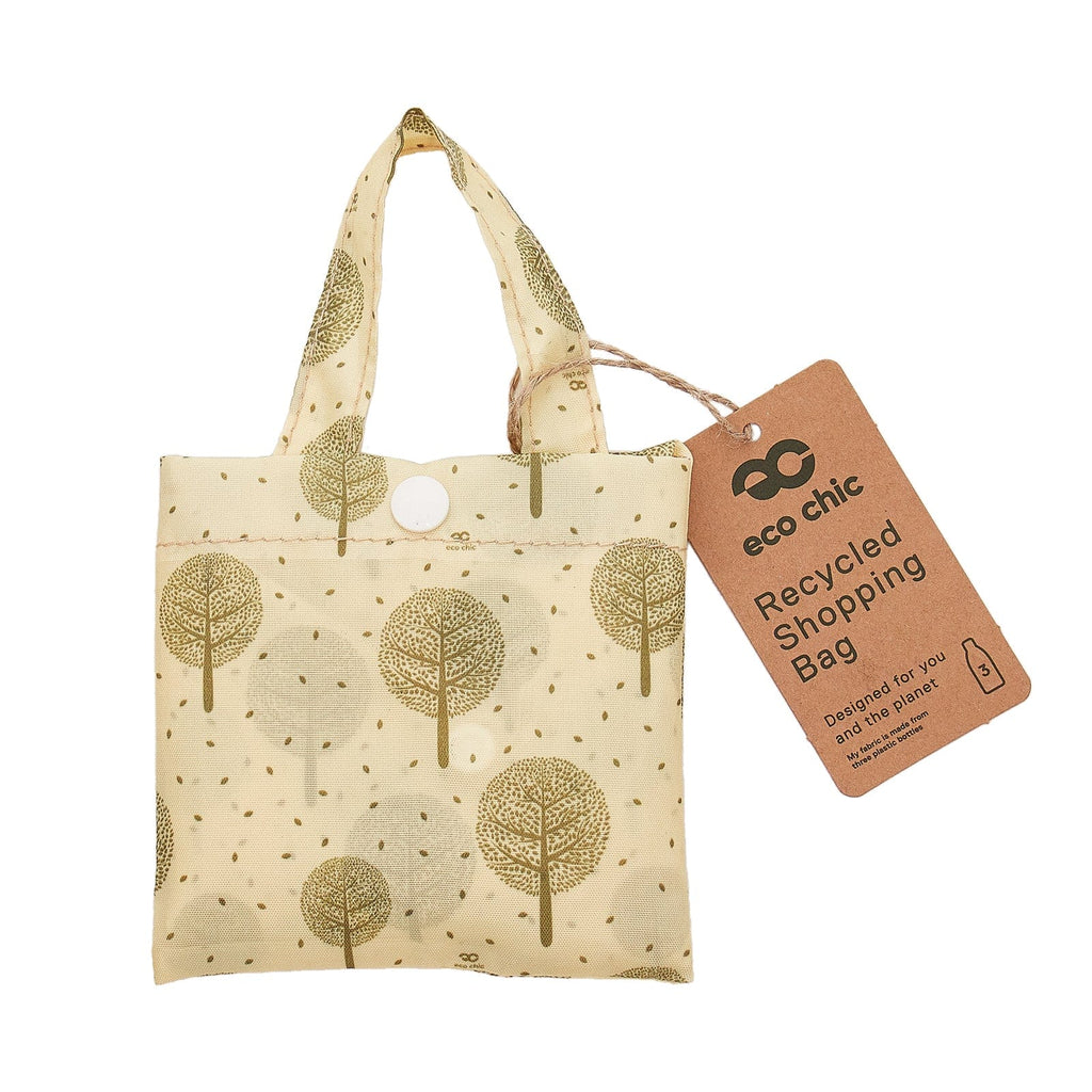 Eco Chic Eco Chic Lightweight Foldable Reusable Shopping Bag Tree of Life