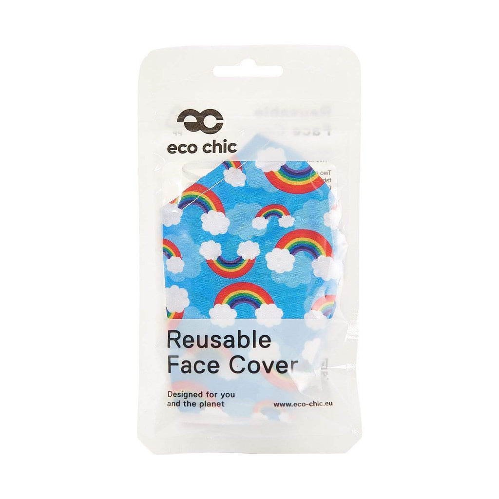 Eco Chic Eco Chic Cubierta facial reutilizable Rainbow