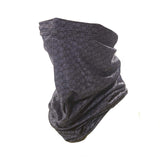 Eco Chic Eco Chic Snood Face Mask Black Disrupted Cubes