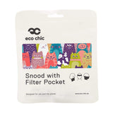 Eco Chic Eco Chic Snood Face Mask Stacking Cats