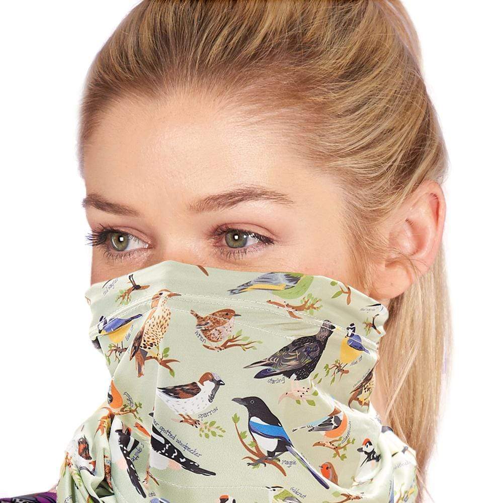 Eco Chic Eco Chic Snood Face Mask Wild Birds