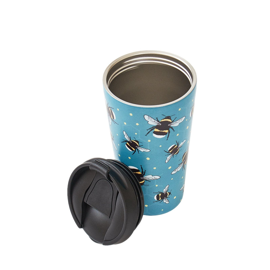 Eco Chic Eco Chic Thermal Coffee Cup Blue Bees