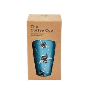 Eco Chic Eco Chic Thermal Coffee Cup Blue Bees